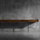 Modernist wall-mounted console, France, 1960s