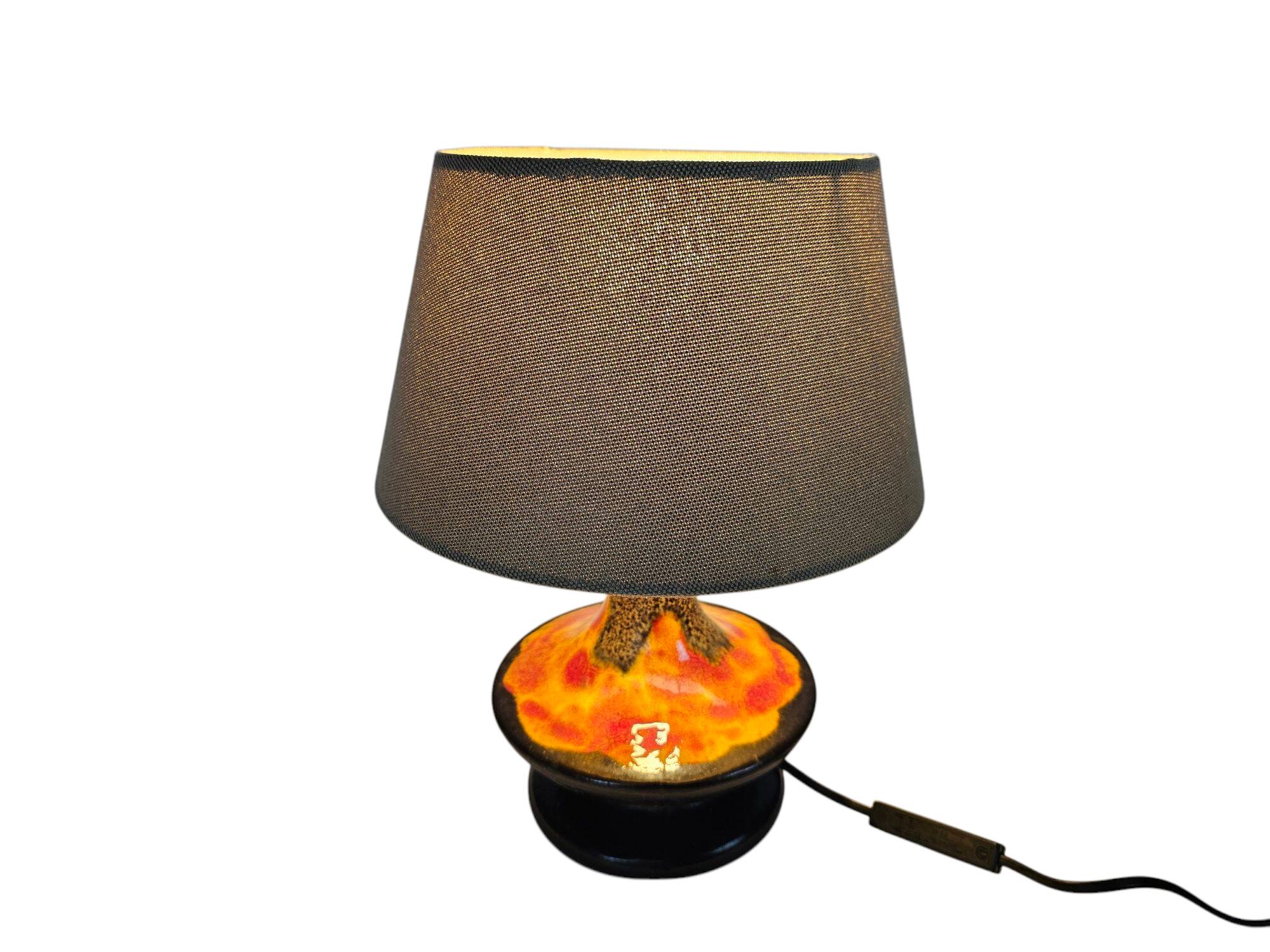 Fat Lava - Walter Gerards - Ceramic- table lamp - West Germany - 70s