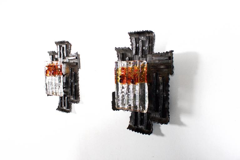 Pair of Swedish wall by Tom Ahlström and Hans Ehrich