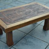 Pierre Garnier ceramic coffee table from Herbiers