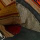 Kilim Mid Century Modern Red & Blue Vintage Rug, 151x244Cm