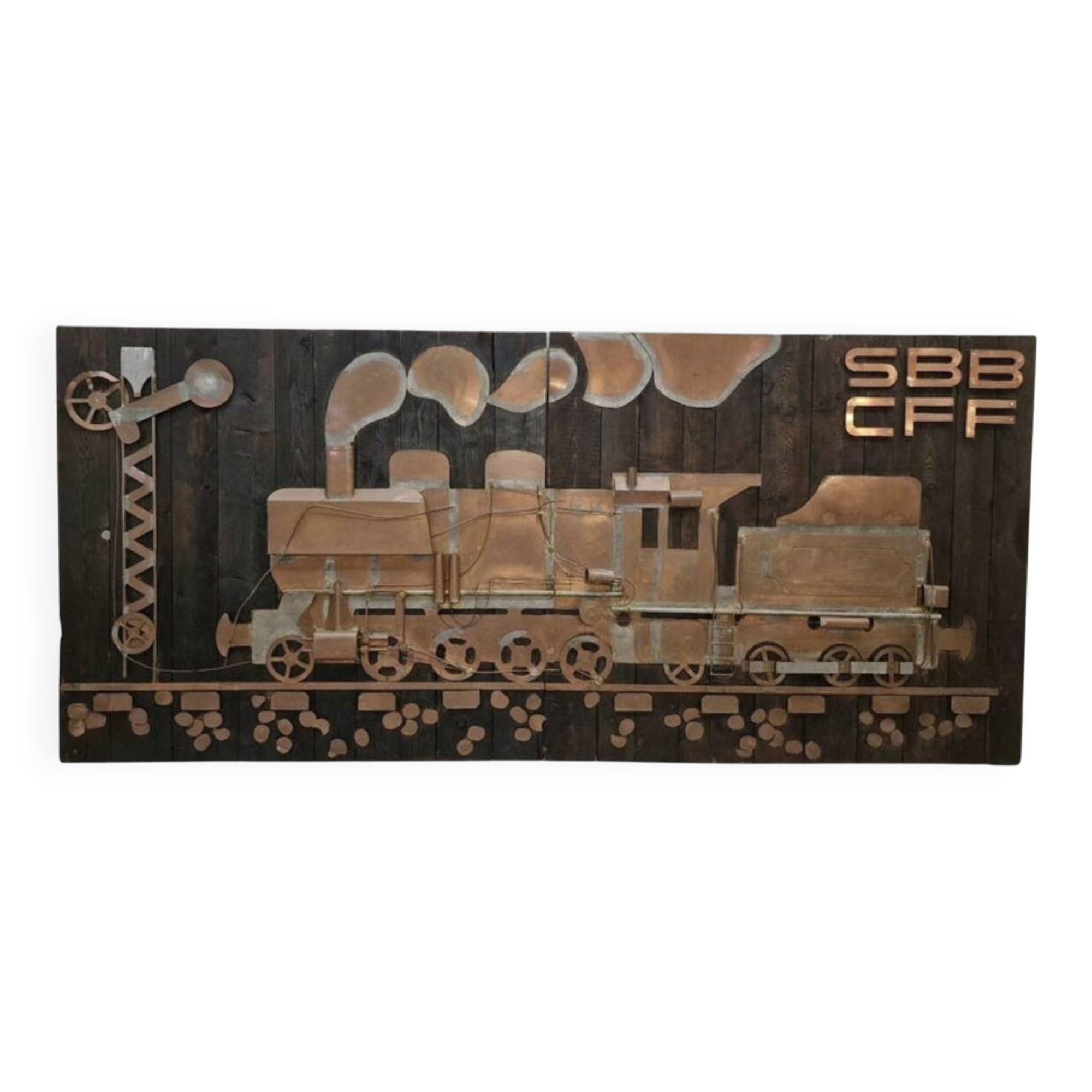 Swiss railway wall panels