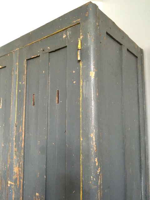 Old wooden cabinet 2 doors
