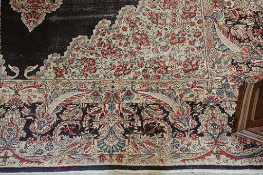 Ancient Persian Kirman Carpet 358x558cm