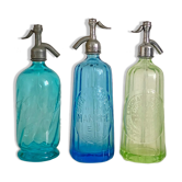 Ensemble de 3 siphons vintage