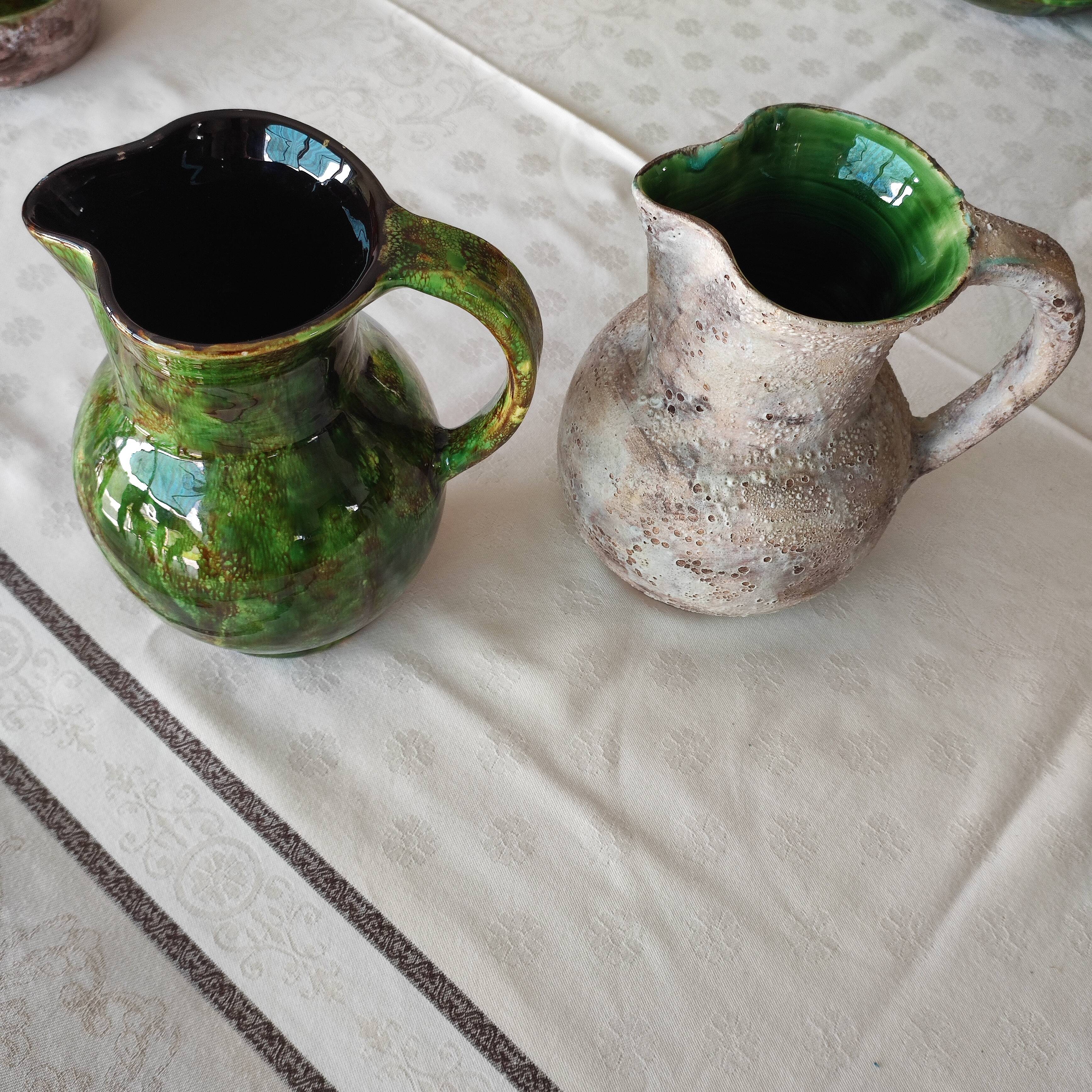 Water and wine pitchers
