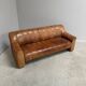 Vintage De Sede DS44 3 seat sofa, 1970s