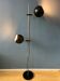 Vintage mid-century black eyeball floor lamp
