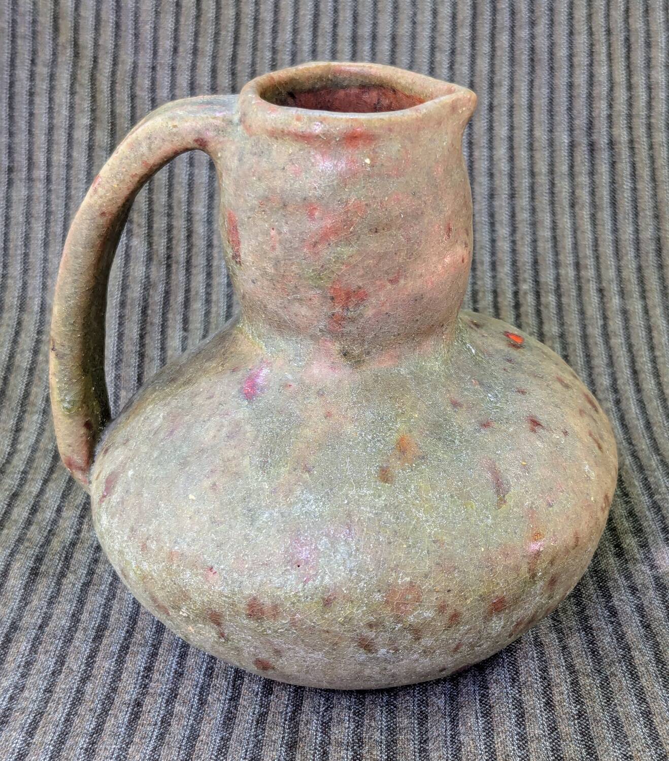 Brutalist pitcher Campo Piano Corsica early 20th century