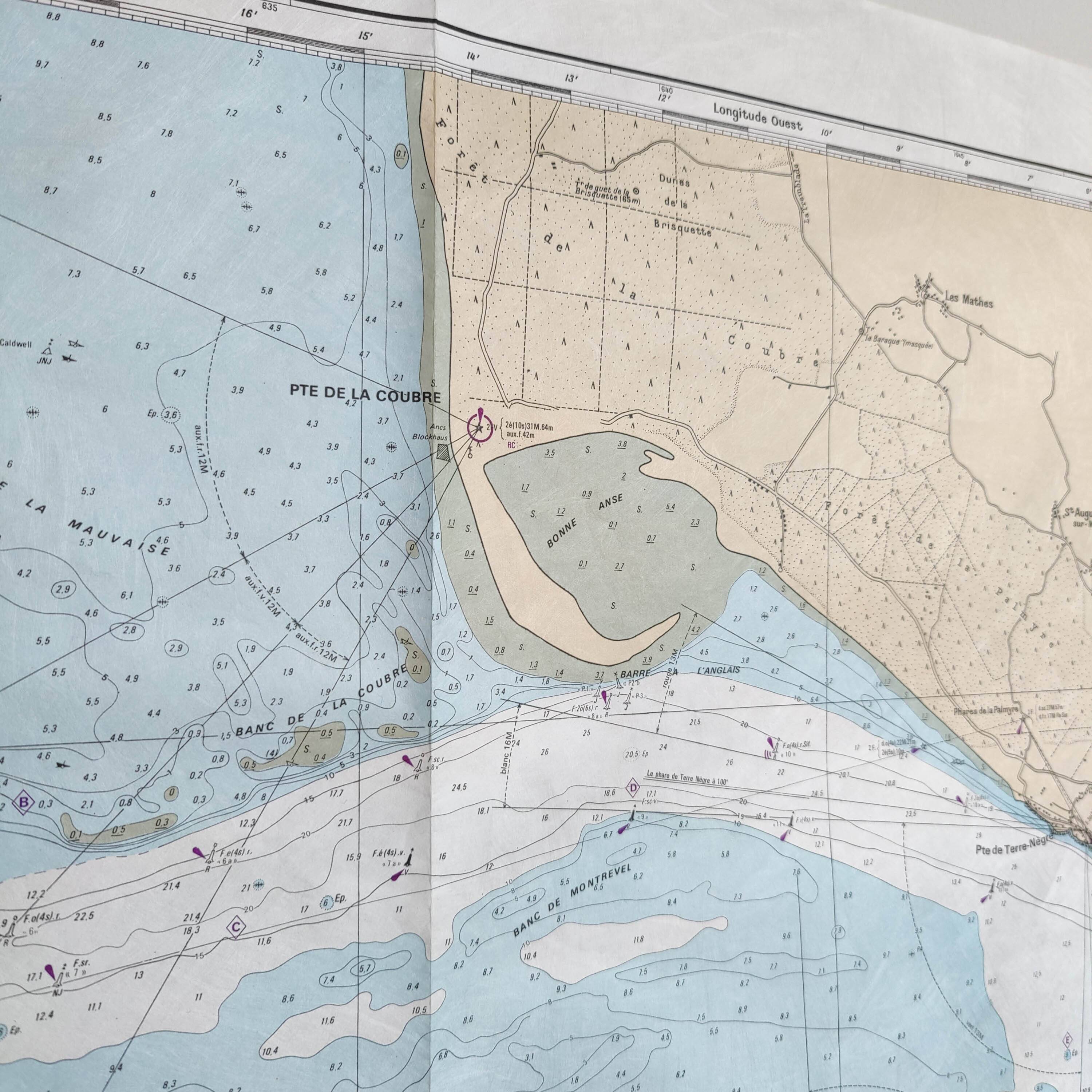 Map Royan Charente Maritime west coast France