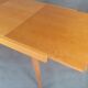 Extension Table in Ash František Jiràk by Tatra vintage Czech 1960s