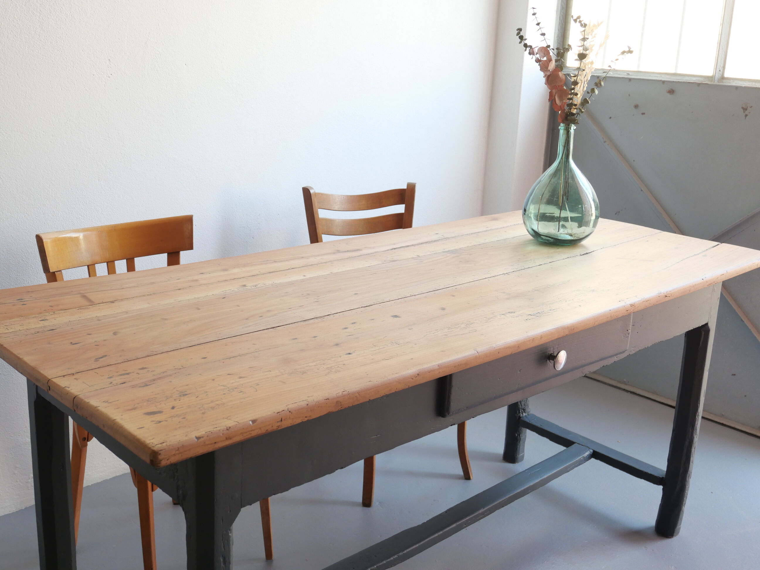 Very old farmhouse table