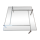Poul Kjaerholm glass coffee table model PK61, Denmark 1960s