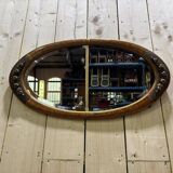 Miroir ovale art déco