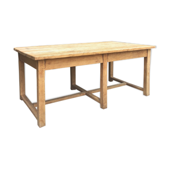 Table d'atelier chêne massif