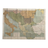 Map of the Balkan Peninsula from the 1940s