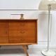 Sideboard with compass feet