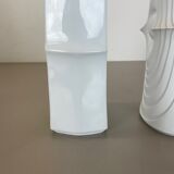 Set of 2 original porcelain op art vase made by Royal Bavaria Kpm Germany, 1970s