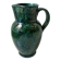 Pichet en céramique Vallauris vert