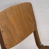 Vintage Thonet Dining Chairs (c.1950). Set of 6 pieces