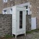 Armoire vitrée parisienne vaisselier vintage