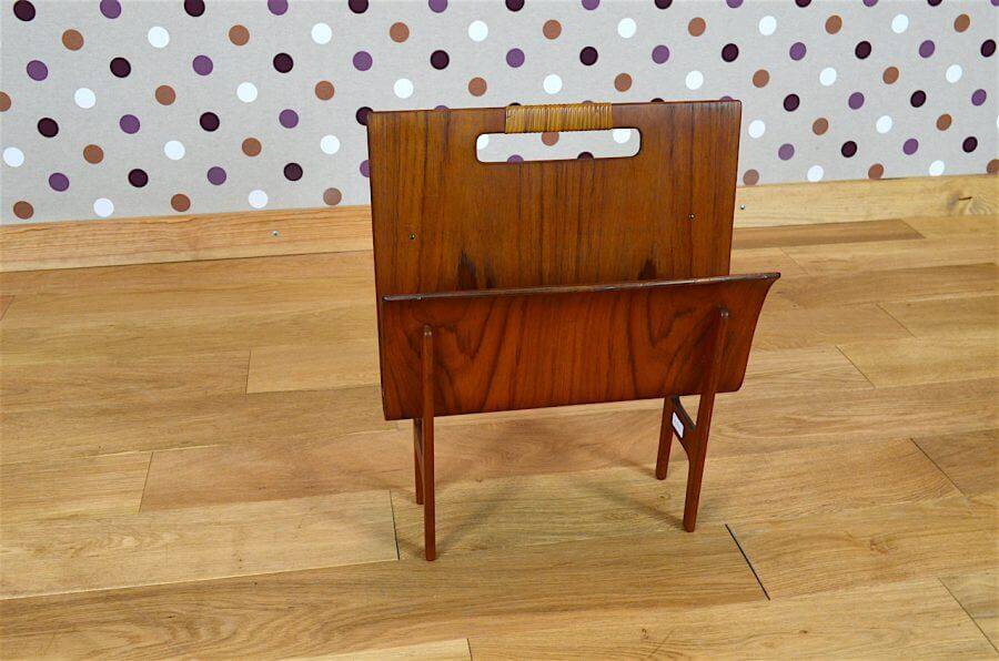 Danish Magazine Rack by Ejnar Larsen & Aksel Bender Madsen Vintage 1960