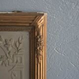 Louis XVI style in Golden stucco trumeau