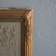 Louis XVI style in Golden stucco trumeau