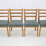1960s Set of 4 Oak Dining Chairs ,Czechoslovakia