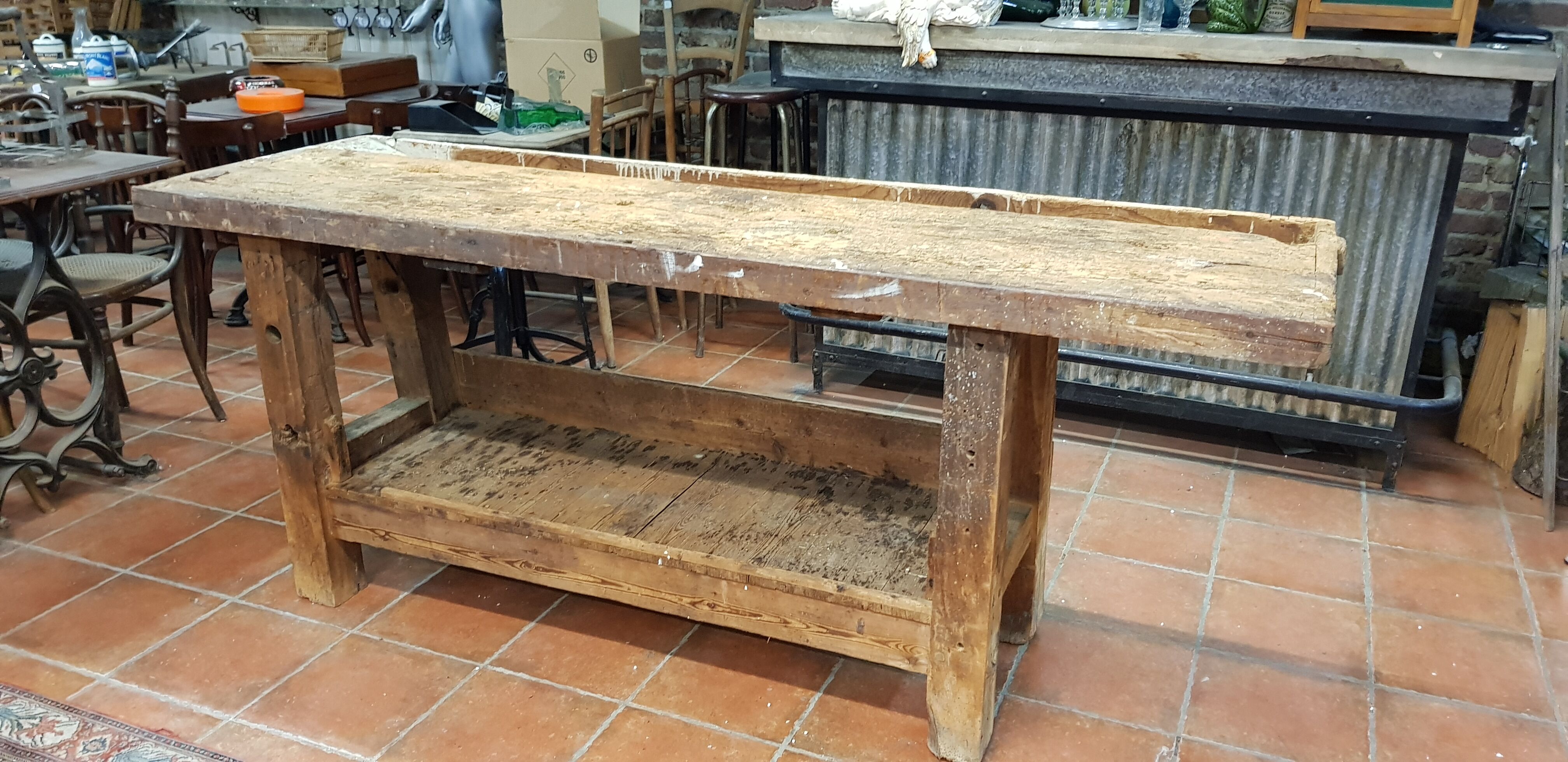 Wooden workbench