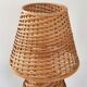 Vintage rattan lamp 1950