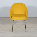 Armchair chrome and fabric , 1960s