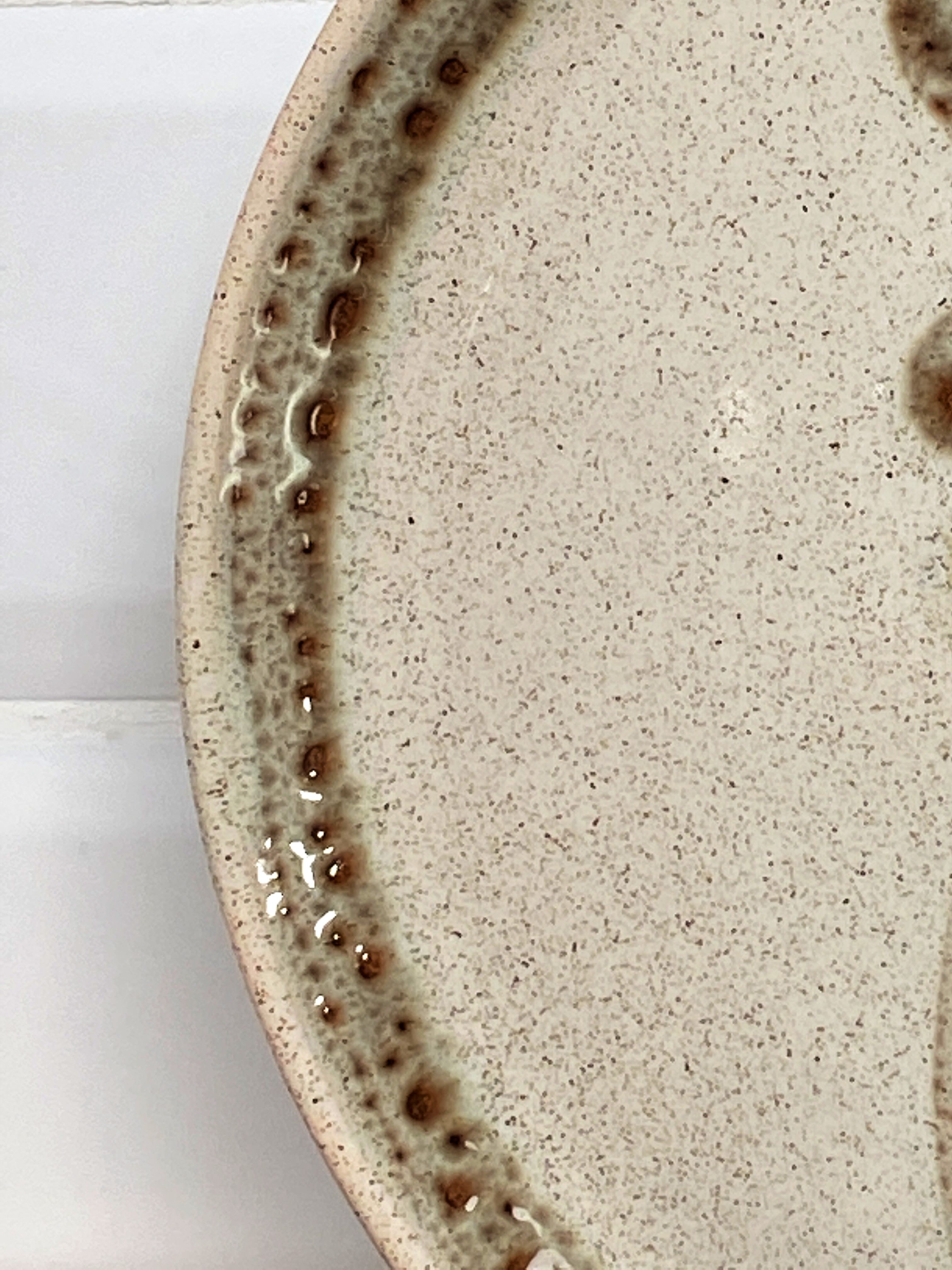 6 dessert plates Sarreguemines Morzine