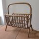 Mid century bamboo magazine rack, 1960s