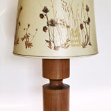 Modernist natural wood lamp 1960-70