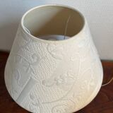 Oval solid wood floor lamp from the 80s