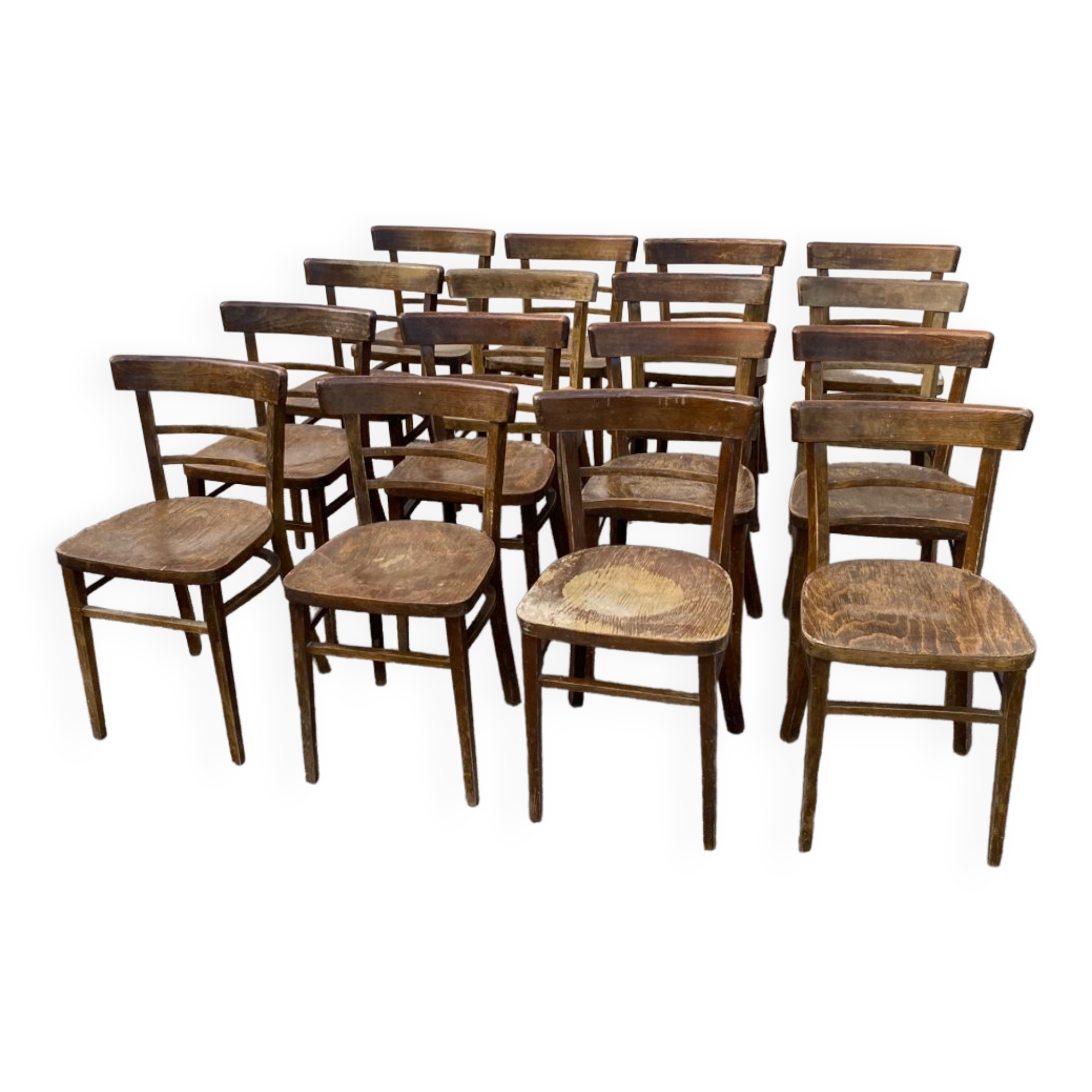 Set of 16 bistro chairs