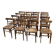 Set de 16 chaises bistrot