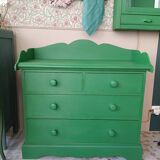 Commode verte Farmhouse style