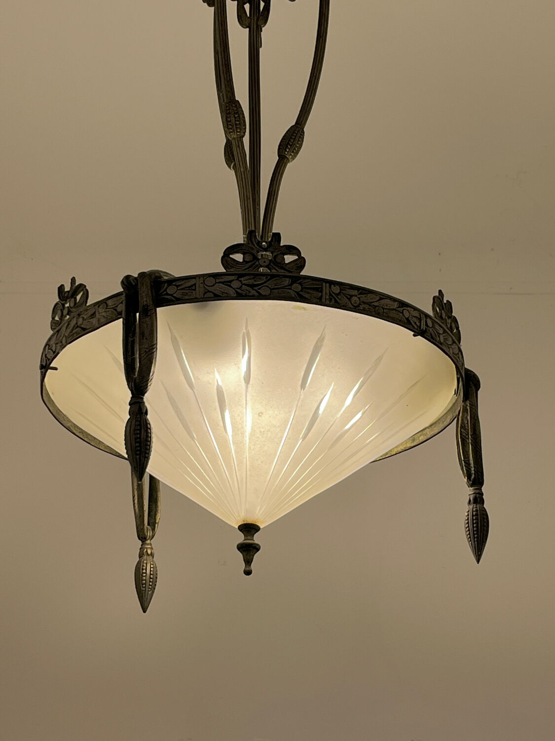 Lustre Art Deco Années 1930