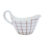 Saucière vintage ceramic pot by the Longchamp manufacture, France