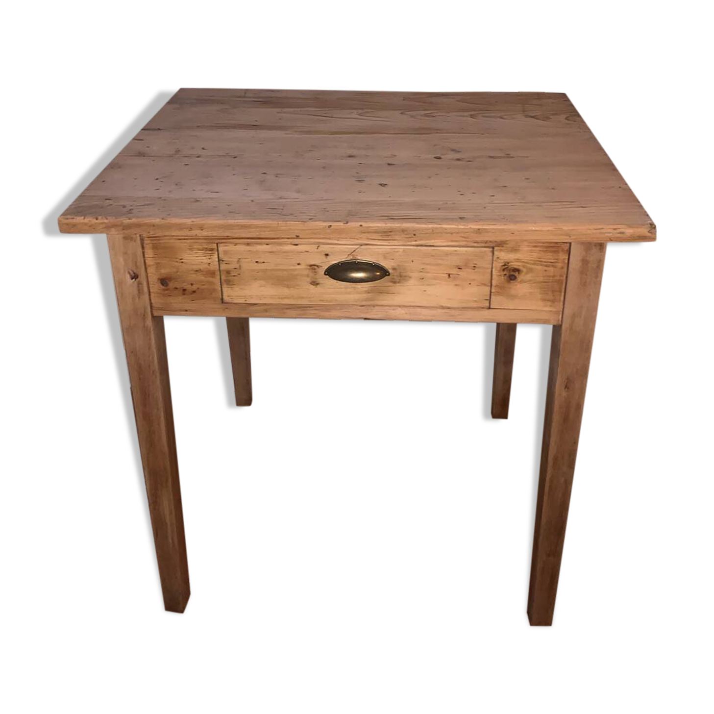 Solid wood desk, 1 drawer