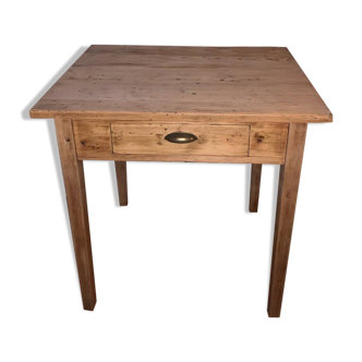 Solid wood desk, 1 drawer