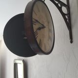 Clock double sided spirit station hall