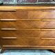 Commode scandinave vintage en teck et placage
