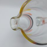 Carafe and 6 glasses 70s