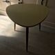 Vintage coffee table tripod feet compass