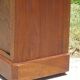 Louis Philippe bedside table in walnut and walnut burl.