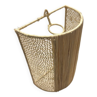 Raffia wall light