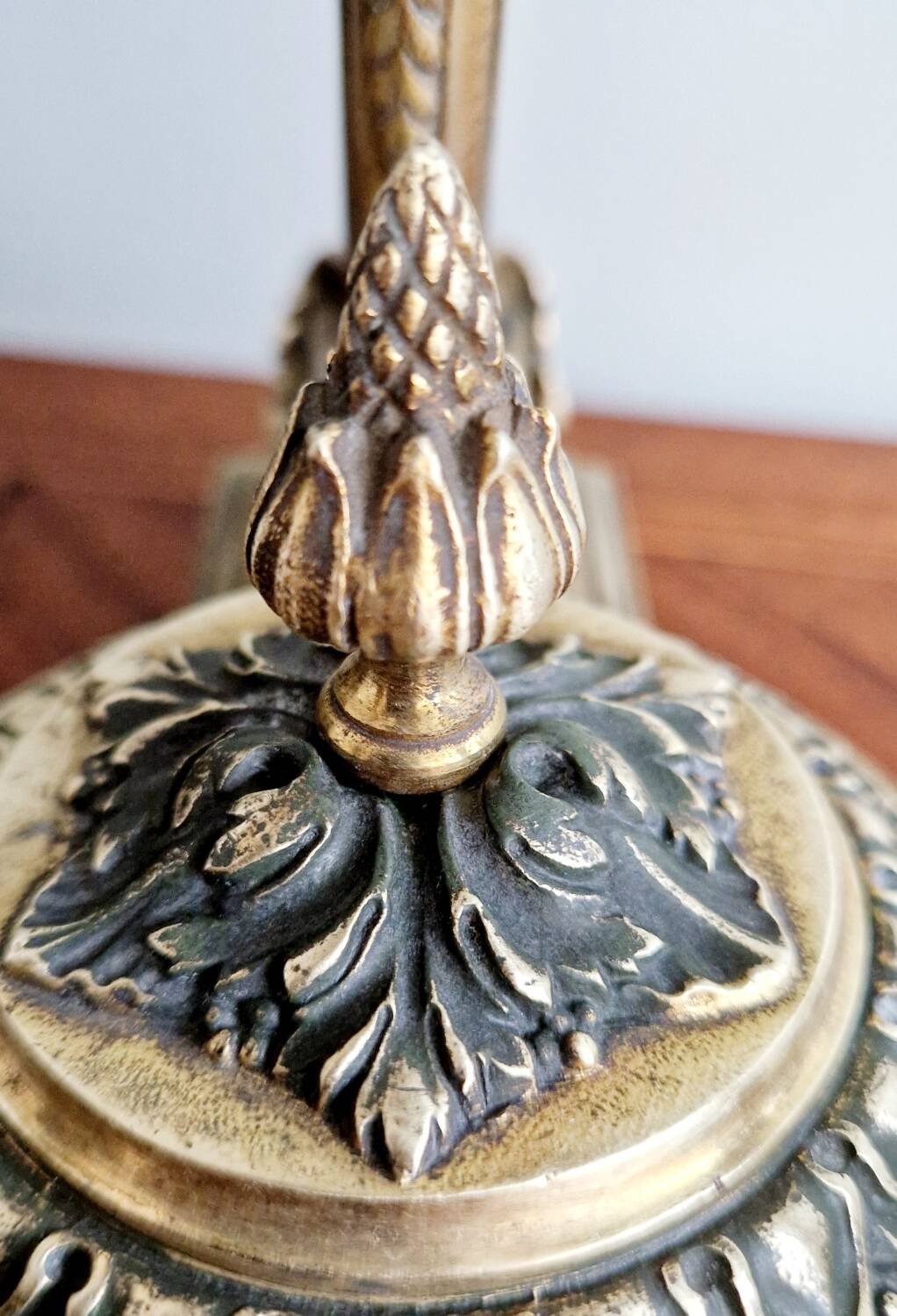 Lampe cassolette bronze doré style Empire XIXème